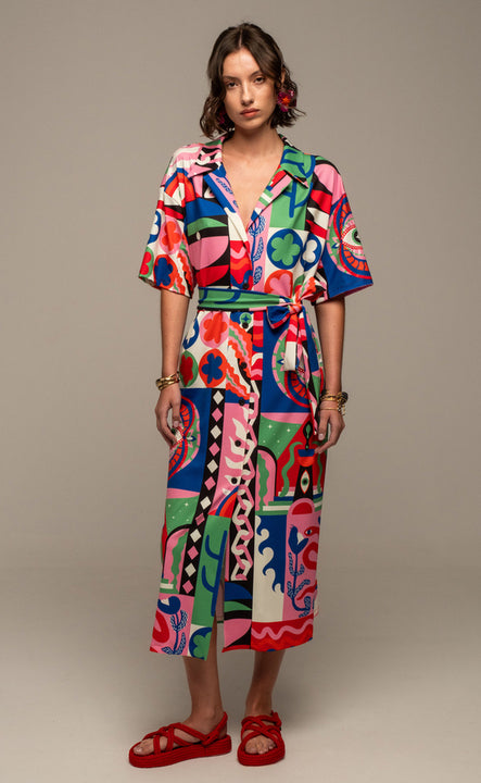 EUPHORIA SHIRT DRESS - Vesta Donna