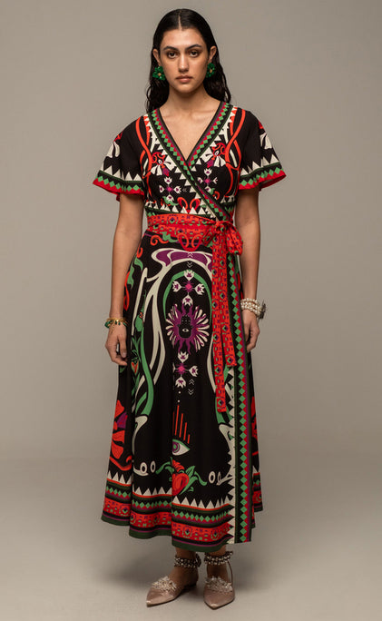 KINDRED WRAP DRESS