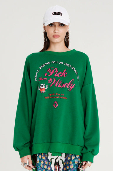 WISDOM SWEATER GREEN