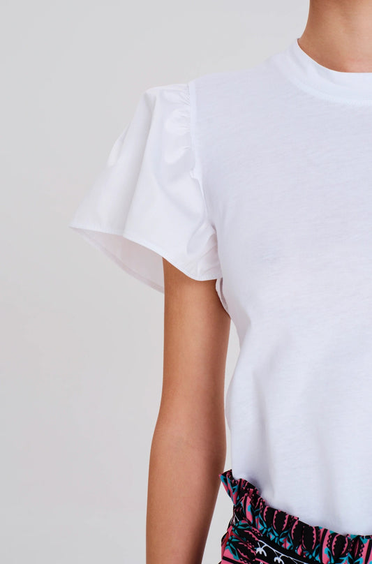PLUMAGE TOP WHITE
