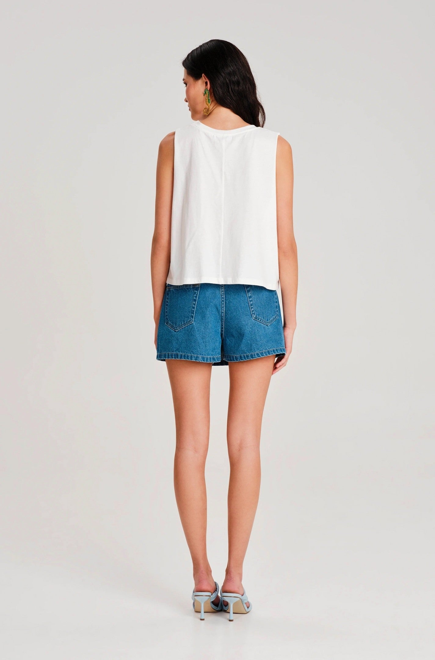 SEASHELL TANK TOP-Cotton