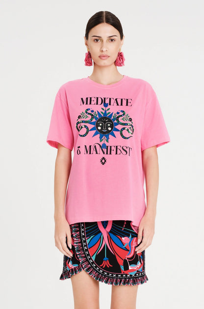  MANIFESTATION T-SHIRT PINK - Vesta Donna 