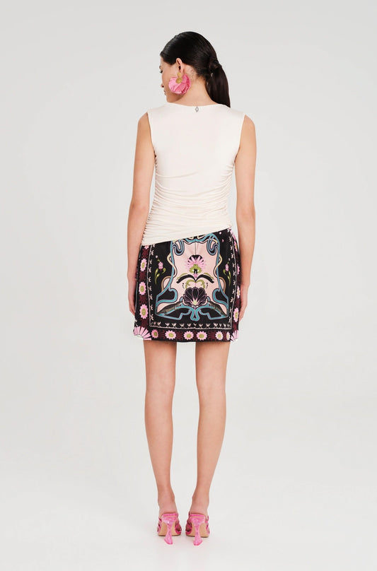 TEMPLE TOP OFF WHITE