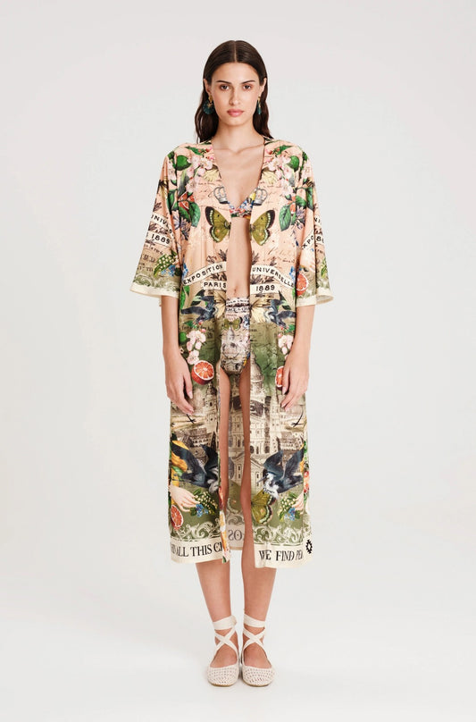  CITRUS KIMONO - Jacquard - Vesta Donna 