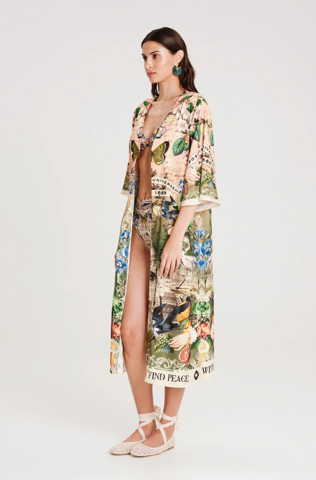  CITRUS KIMONO - Jacquard - Vesta Donna 