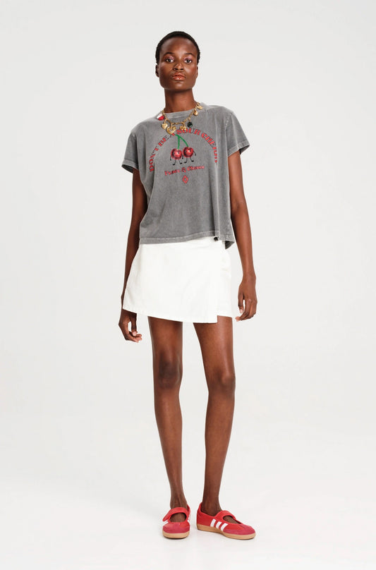  CHERRY-BOMB CROP T-SHIRT - Vesta Donna 