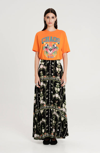 WILDFLOWERS MAXI SKIRT