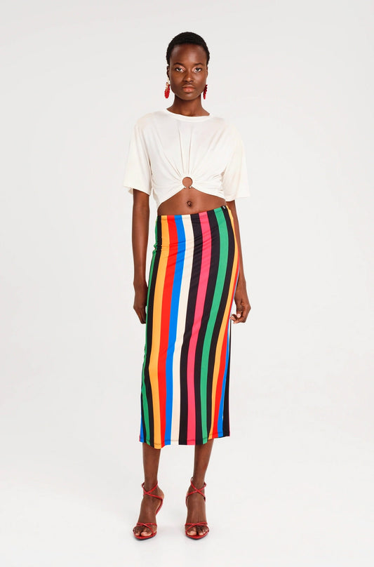 RHYTHUM MIDI SKIRT