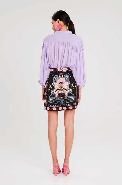  SANCTUARY WRAP MINI SKIRT - Vesta Donna 