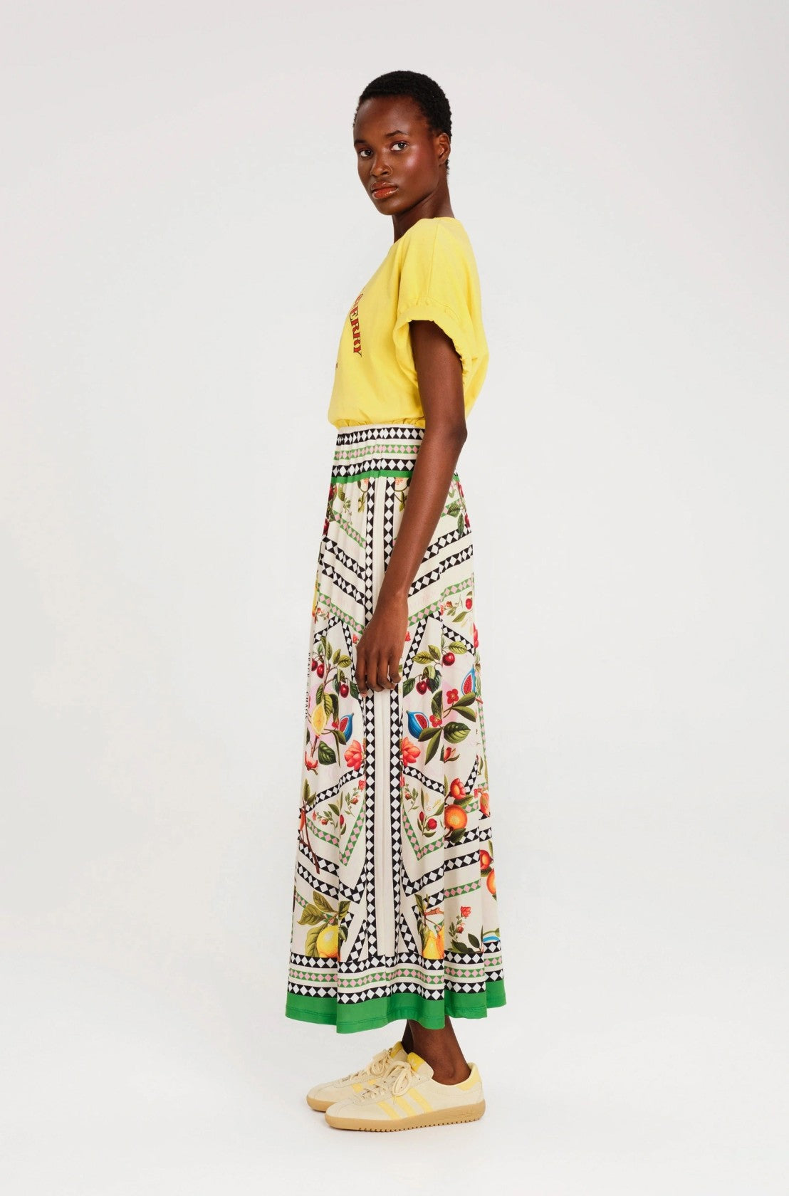  TUTTI-FRUTTI LONG SKIRT - Vesta Donna 