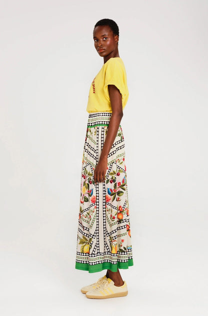  TUTTI-FRUTTI LONG SKIRT - Vesta Donna 