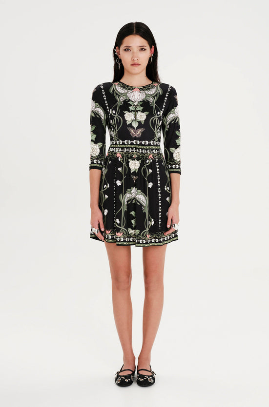 WILDFLOWERS SHORT DRESS