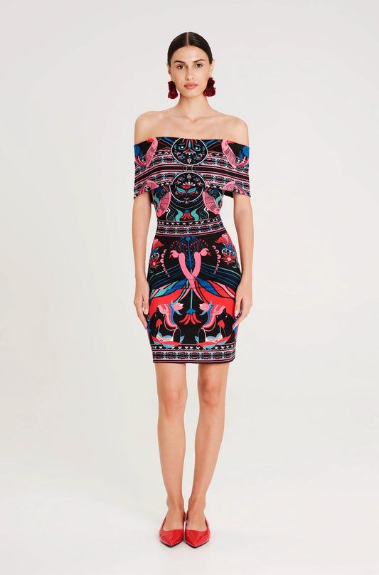 COSMOLOGY BODYCON DRESS
