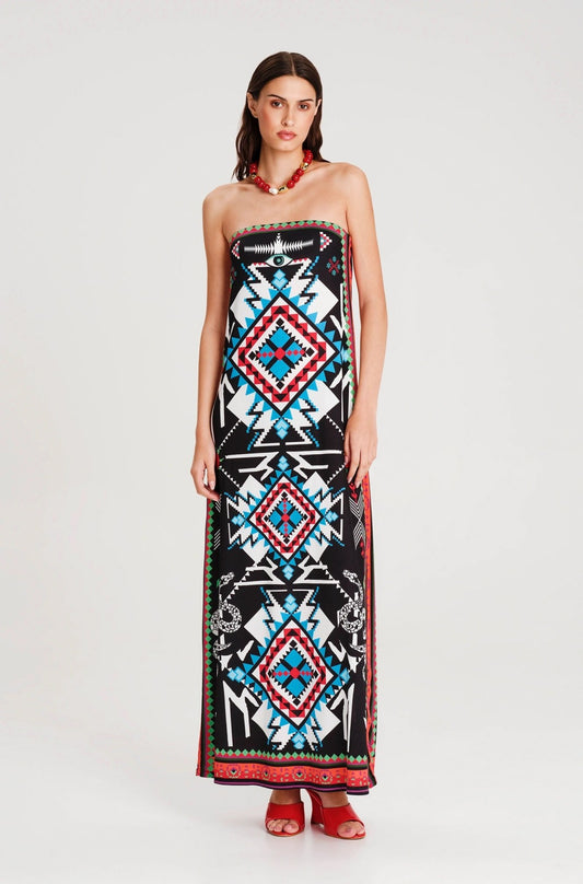 TREASURE STRAPLESS LONG DRESS