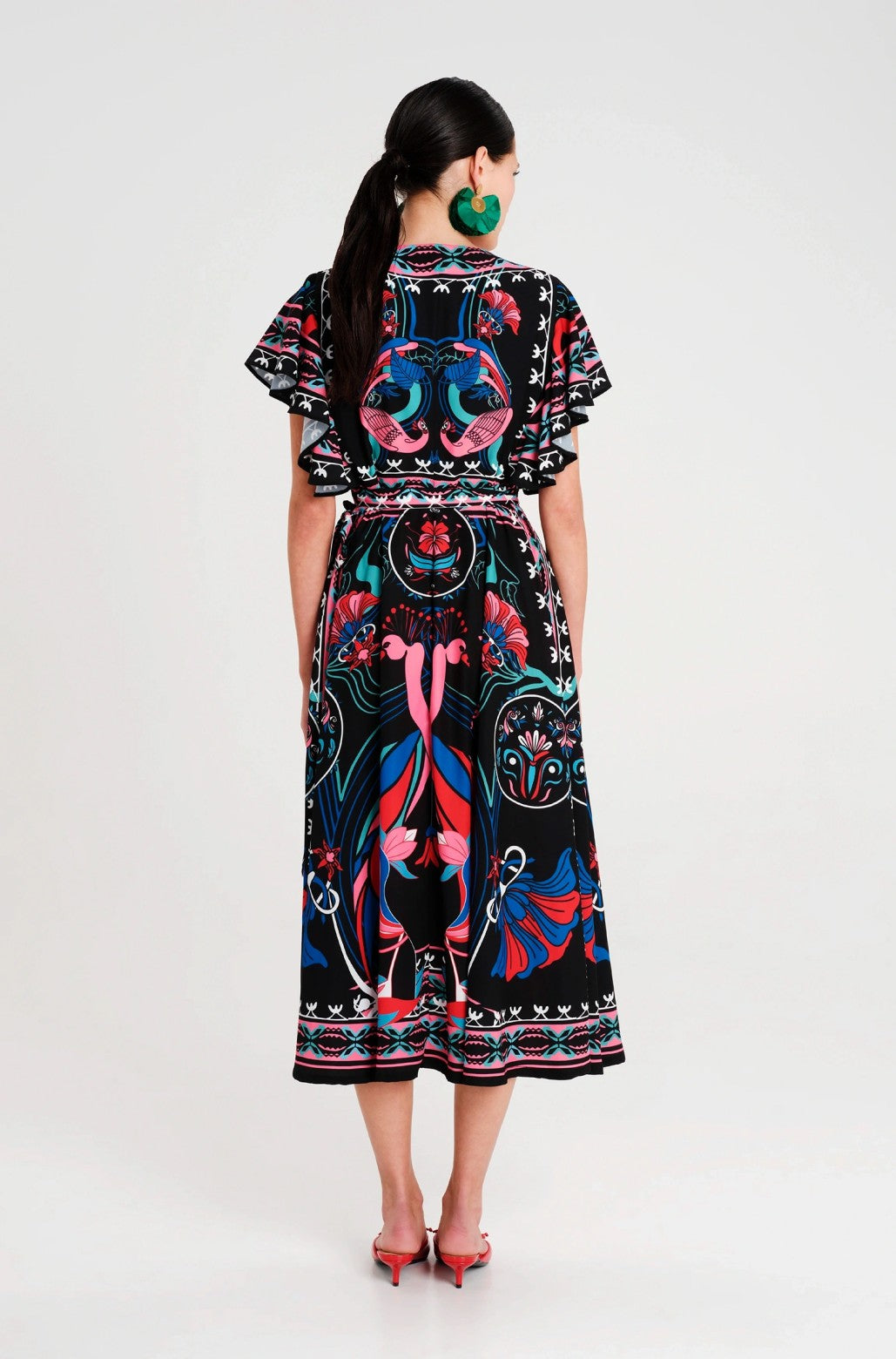  COSMOLOGY WRAP LONG DRESS - Vesta Donna 