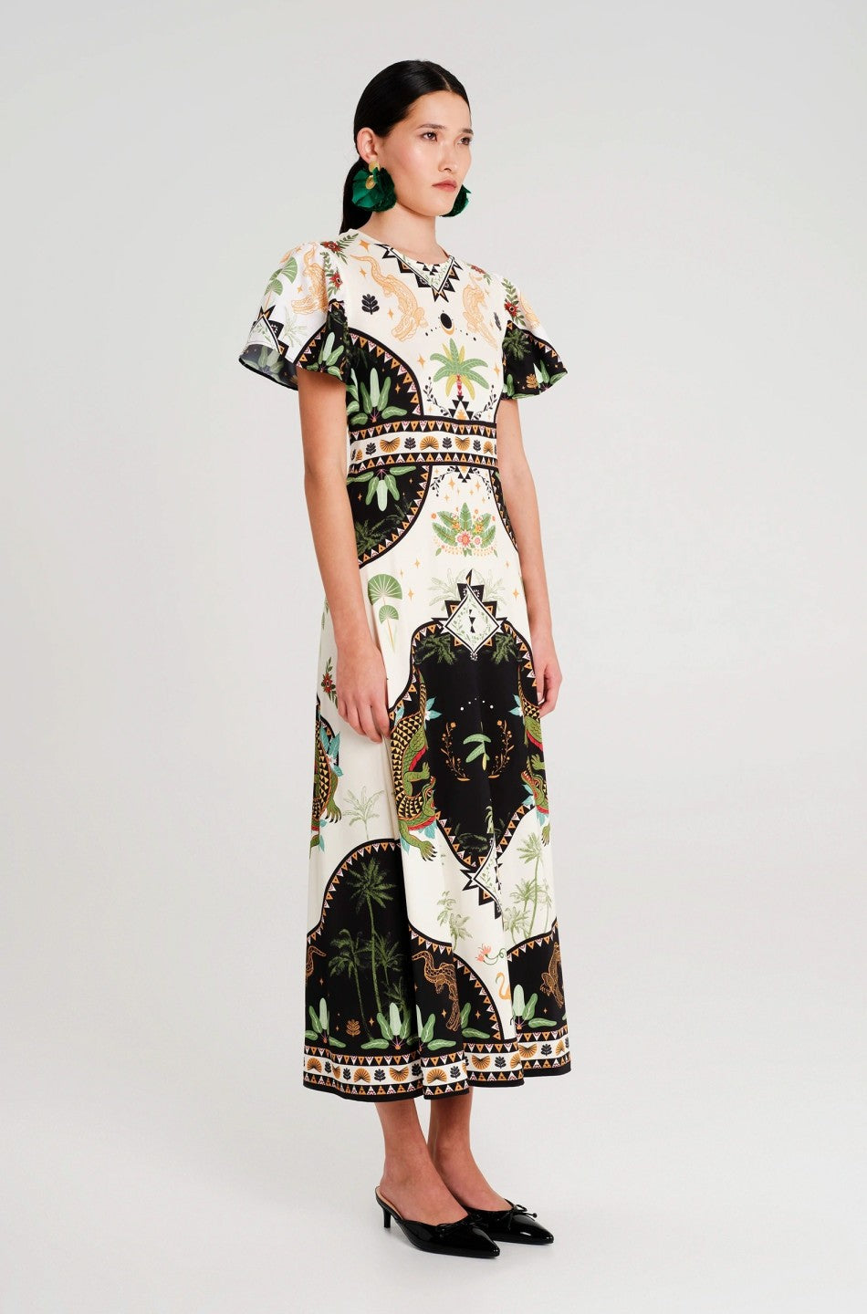  REPTILE LONG DRESS - Vesta Donna 