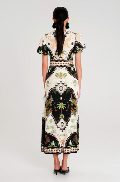  REPTILE LONG DRESS - Vesta Donna 