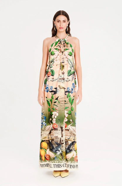  CITRUS LONG DRESS - Jacquard - Vesta Donna 
