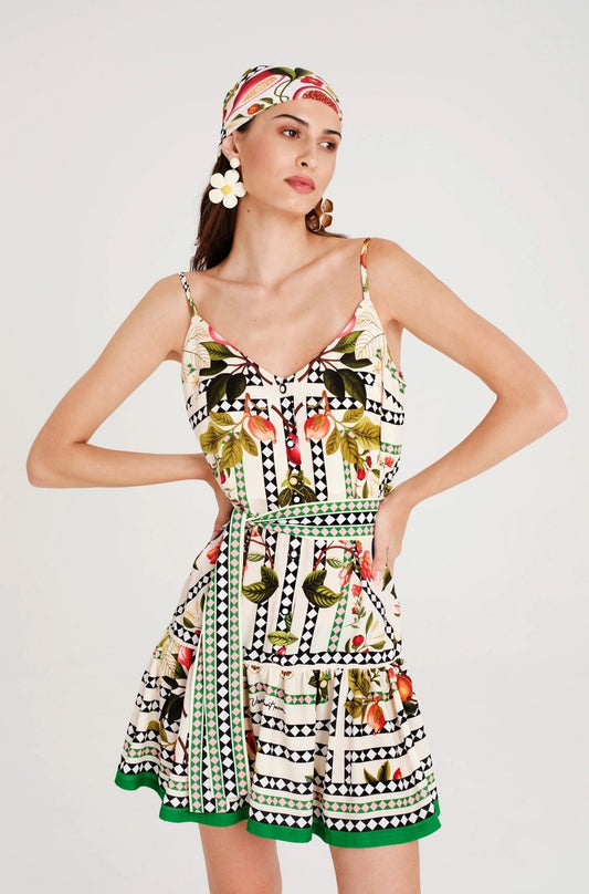  TUTTI-FRUTTI SHORT DRESS - Vesta Donna 