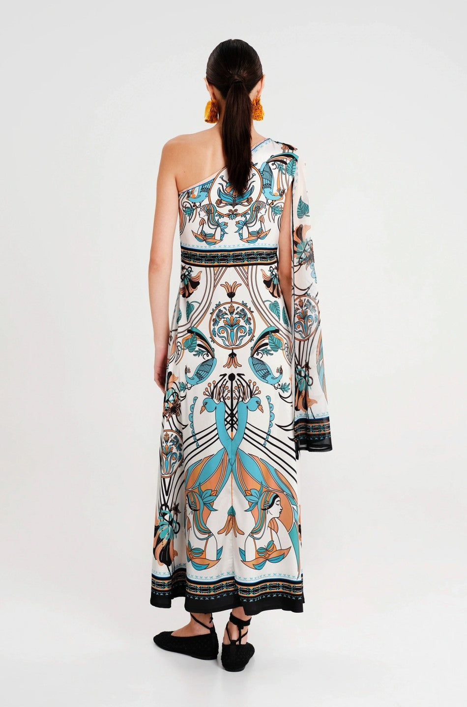  FOUNTAIN ONE SHOULDER LONG DRESS - Vesta Donna 