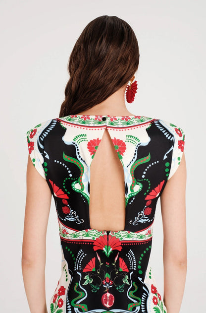  POMEGRANATE BODYCON DRESS - Vesta Donna 