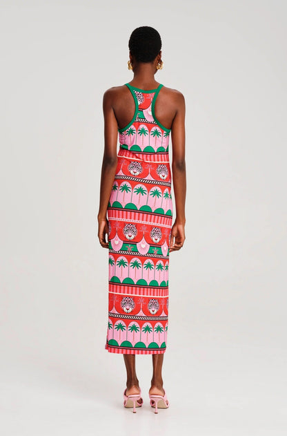 FANTASIA TANK DRESS-Viscose