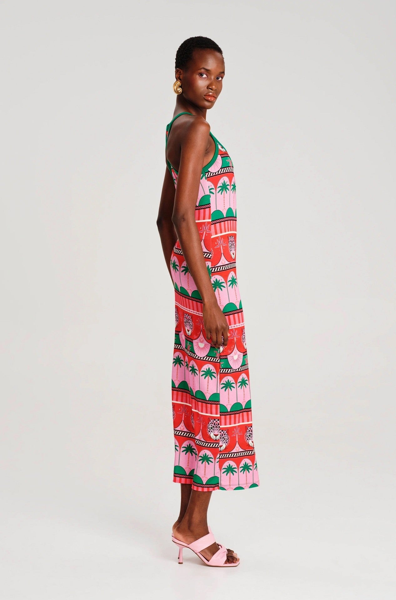 FANTASIA TANK DRESS-Viscose