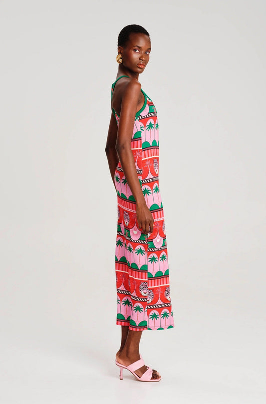 FANTASIA TANK DRESS-Viscose