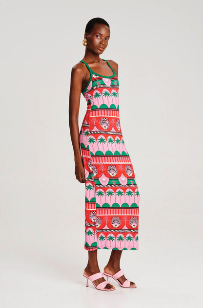 FANTASIA TANK DRESS-Viscose