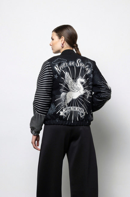 LICORNE JACKET BLACK - Vesta Donna