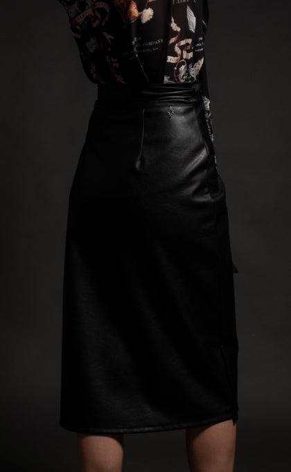 SUBCULTURE BLACK SKIRT