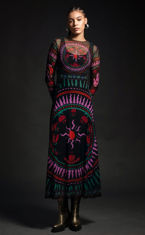 Peace & Chaos INFINITY LONG DRESS - Vesta Donna 