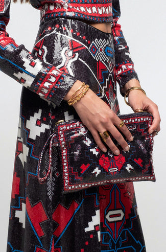 LEGACY SEQUIN POUCH