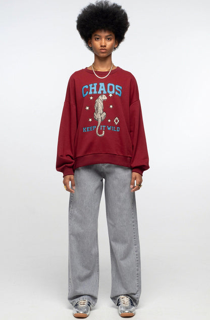 TIGRIS SWEATER BORDEAUX