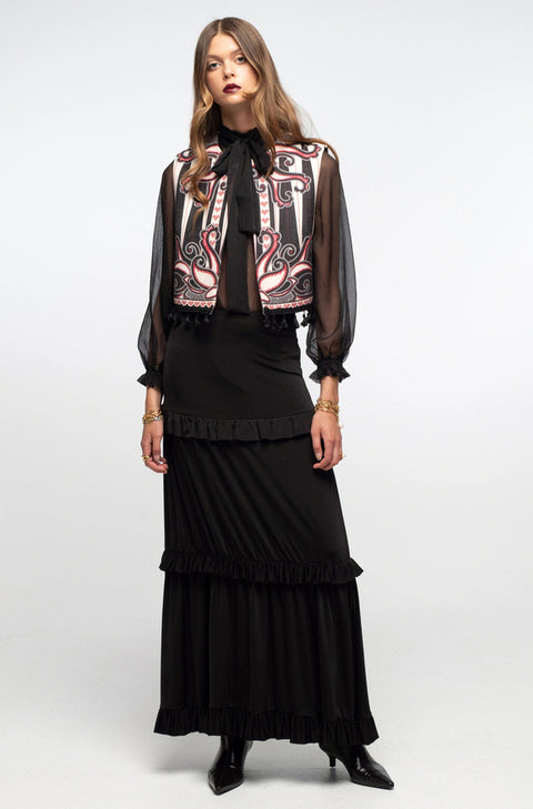 AGATHA JACKET GOLD FOIL