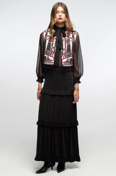 AGATHA JACKET GOLD FOIL