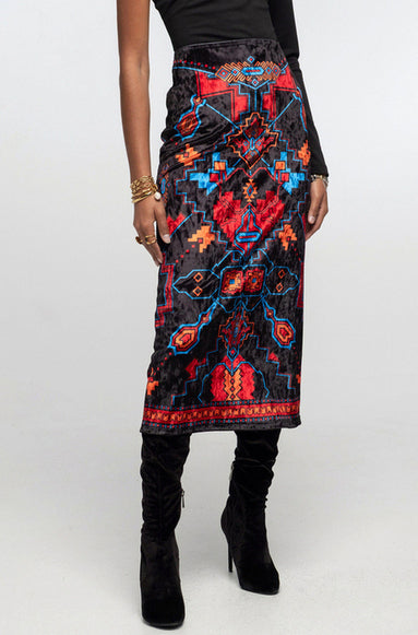 CHRONICLE MIDI SKIRT