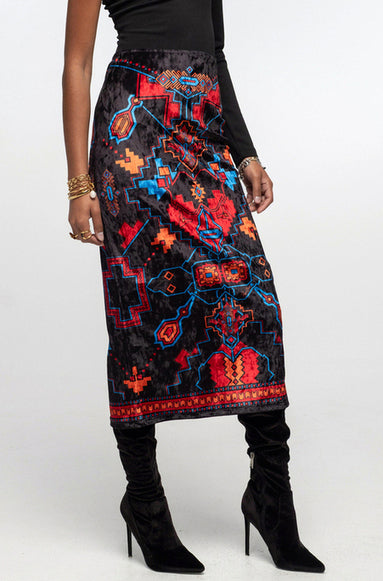 CHRONICLE MIDI SKIRT