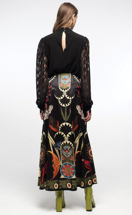 NOCTURNAL LONG SKIRT - Vesta Donna