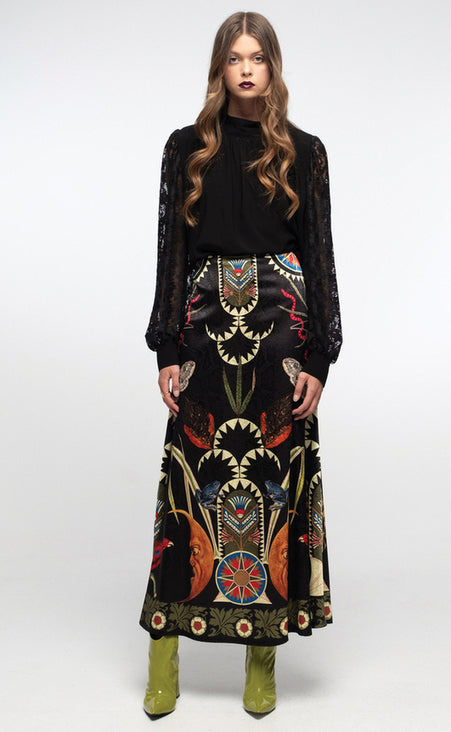 NOCTURNAL LONG SKIRT - Vesta Donna