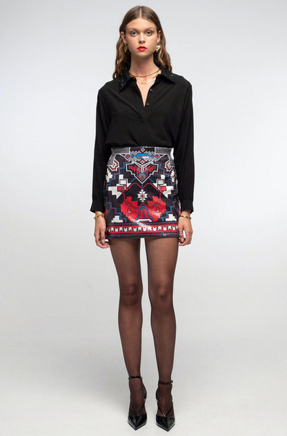 LEGACY MINI SEQUIN SKIRT