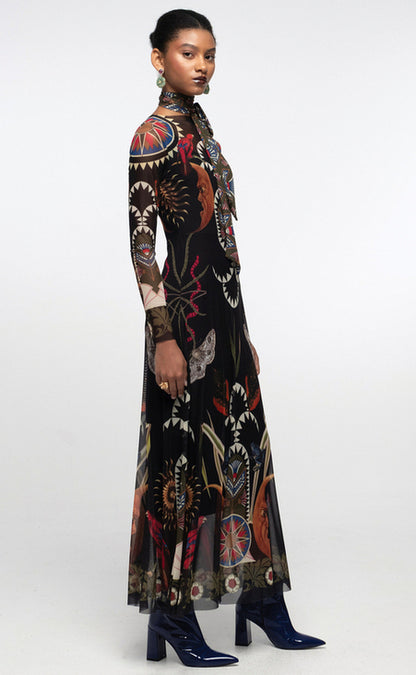 NOCTURNAL LONG DRESS