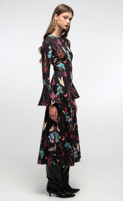 HYDRANGEA LONG DRESS