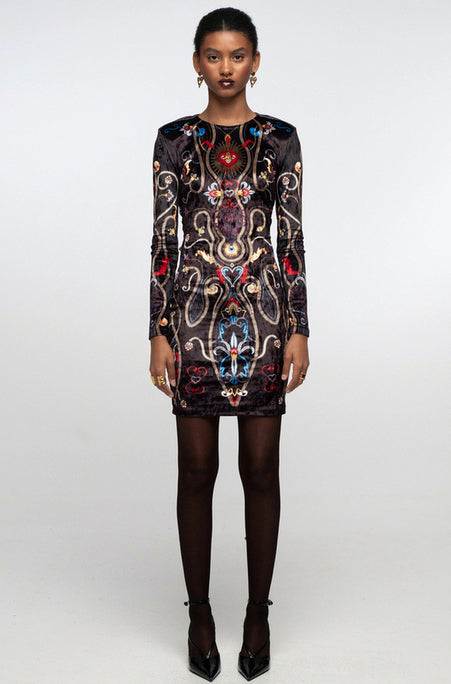 DUSK BODYCON MINI DRESS