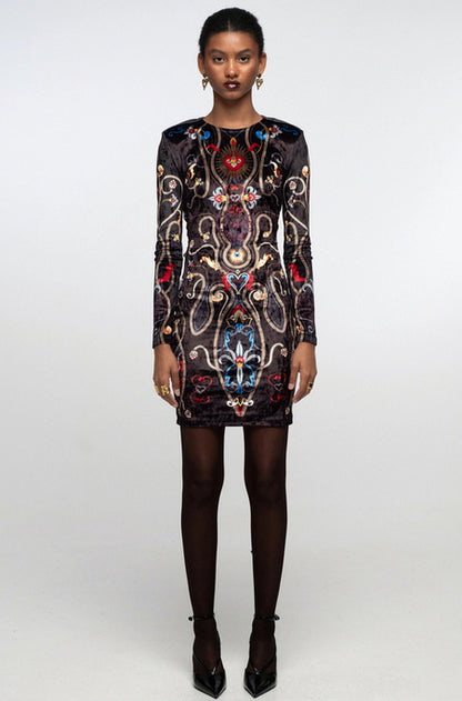 DUSK BODYCON MINI DRESS