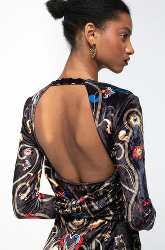 DUSK BODYCON MINI DRESS