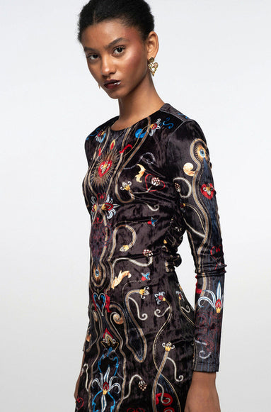 DUSK BODYCON MINI DRESS