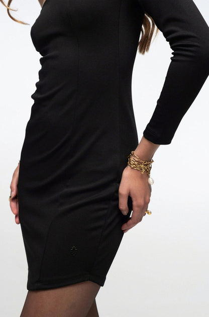 OBSIDIAN BODYCON MINI DRESS