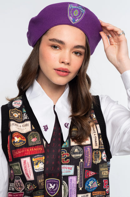  ELITE BERET PURPLE - Vesta Donna 