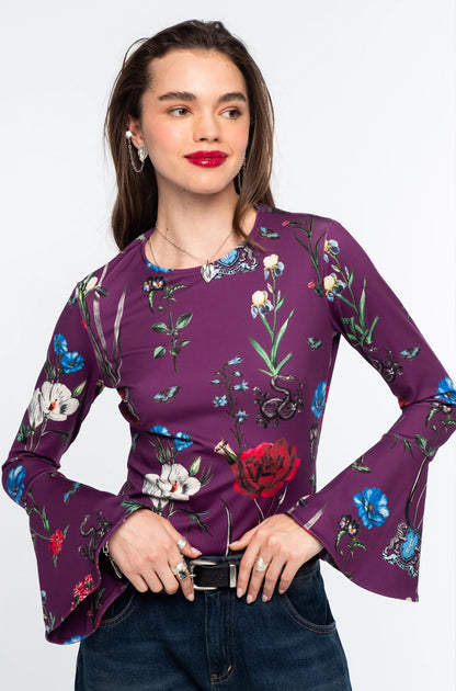 VIOLET TOP
